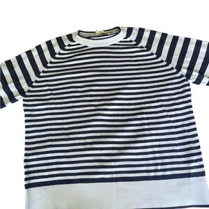 Levi's Navy and White Stripes Knit Top